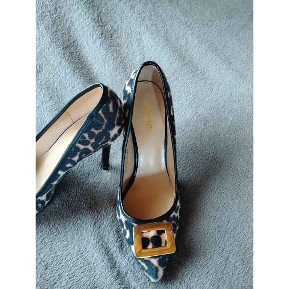 Womens Andrea Heels Leopard Animal Print Size 9 - Picture 2 of 12